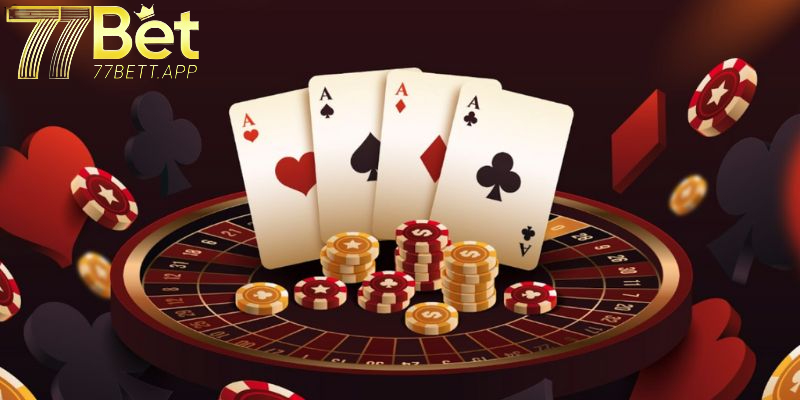 Giới thiệu các game bài có mặt trong sảnh casino 77bet